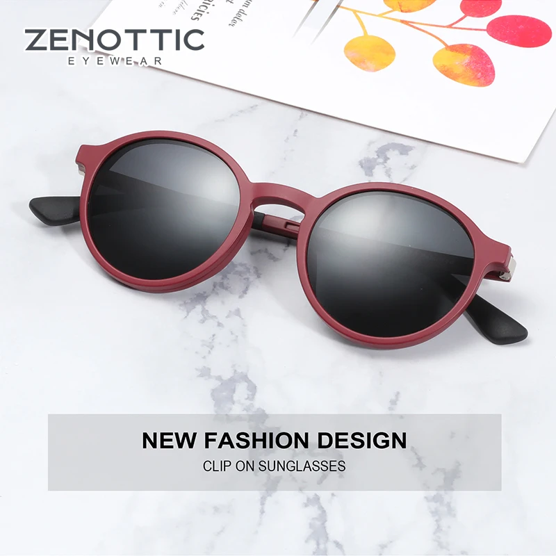 Солнцезащитные очки ZENOTTIC поляризационные на магните по рецепту мужские