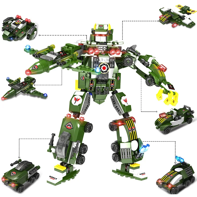 524 шт. Детский конструктор военная техника | Игрушки и хобби