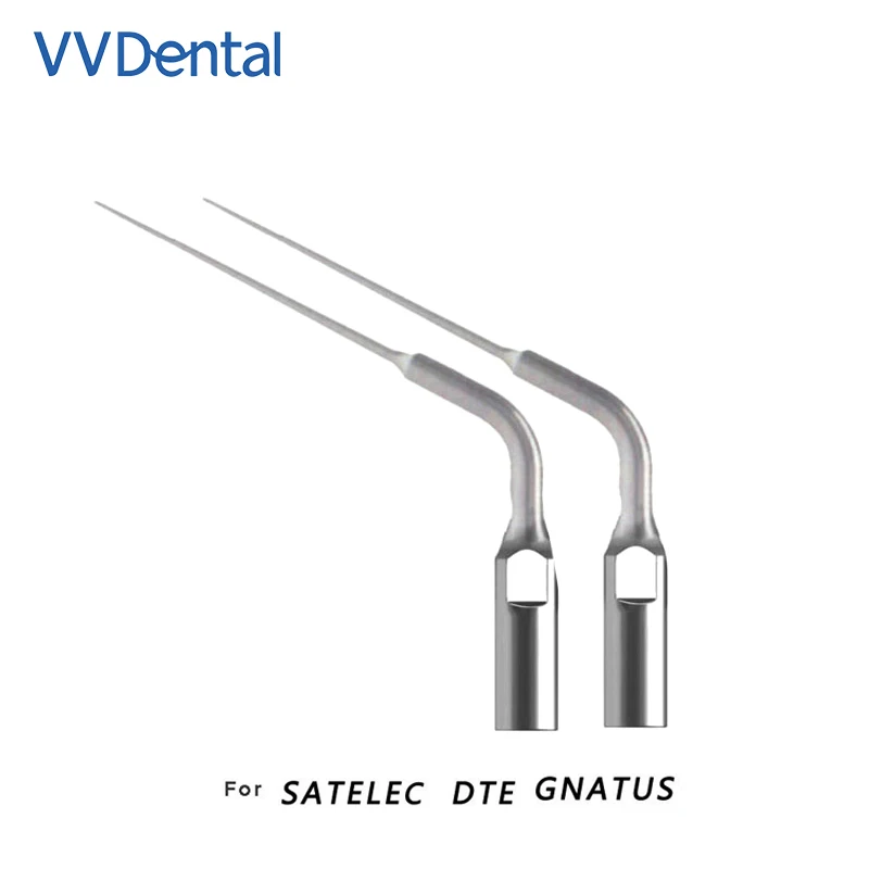 

2pcs VVDental Endo Tips Ultrasonic Scaler Endodontic File Scaling Tips ED4 For /Woodpecker DTE/Satelec