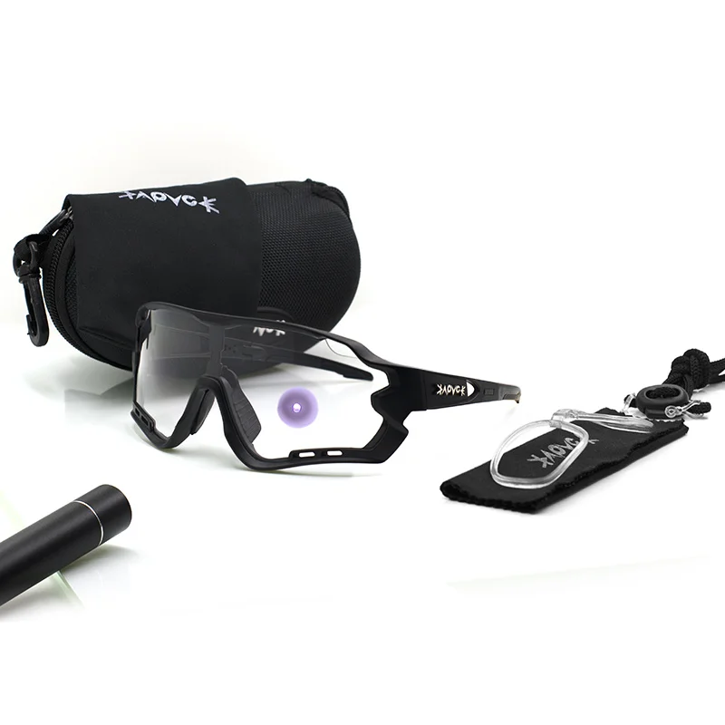 

Brand Photochromic Outdoor Sports Sunglasses MTB Mountain Bike Bicycle Riding Cycling Glasses Eyewear Gafas Ciclismo 1 Lens