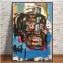 Canvas Painting Posters And Prints Pictures On The Wall Jean Michel Graffiti Modern Artist Abstract Decorative Home Decor Plakat