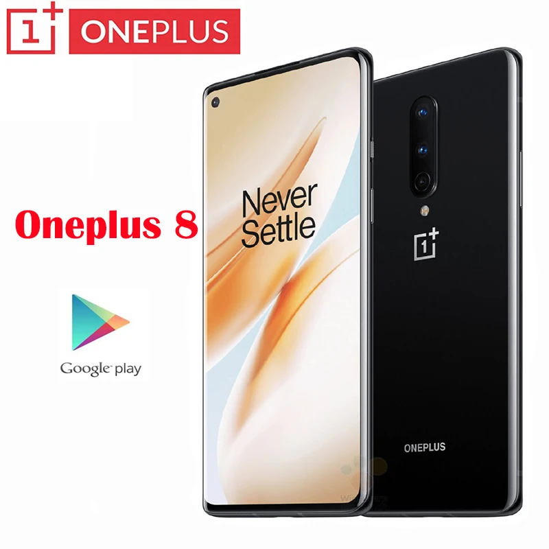 Новый оригинальный официальный сотовый телефон OnePlus 8 Восьмиядерный Snapdragon 865 6 55