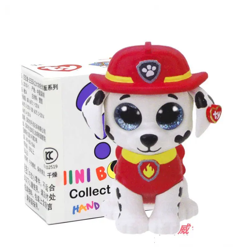 

Genuine Ty Dog Series Marshall Chase Zuma Rocky Big Eyes Rubbin Blind Box Series Doll Toys Children Christmas Birthday Gift