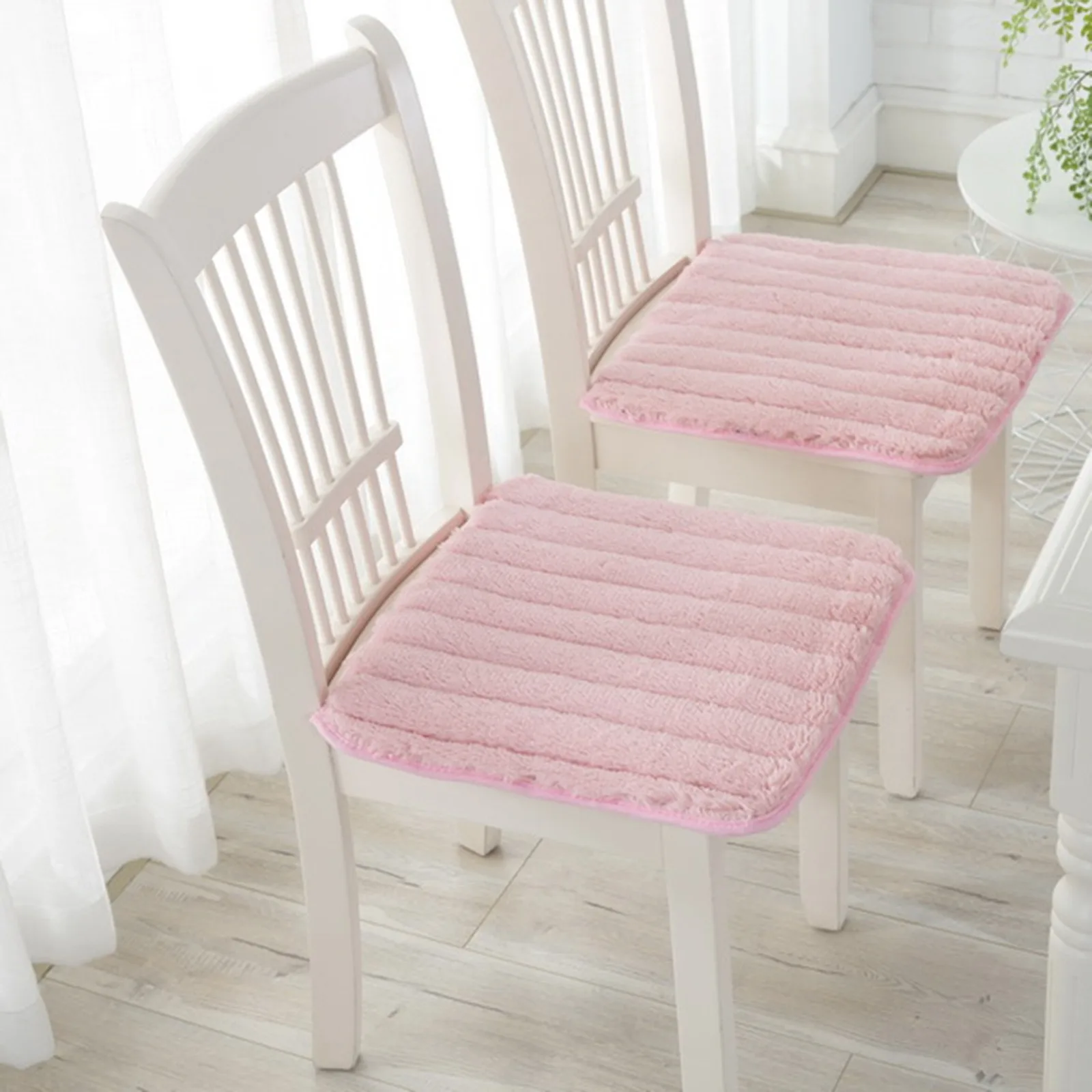 Office Chair Cushion Butt Thin Soft Plush Seat Cushions Non-Slip Comfortable Chairs Decorative Pad | Дом и сад