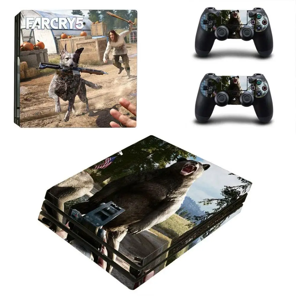 Far Cry 5 PS4 Pro стикер s PS 4 Play станция наклейка на кожу наклейки Pegatinas для playstation консоль