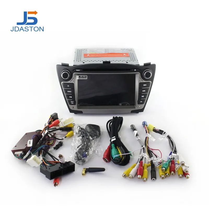 Автомобильный DVD-плеер JDASTON Android 10 для Hyundai IX35 TUCSON 2009-2013 мультимедийный плеер с