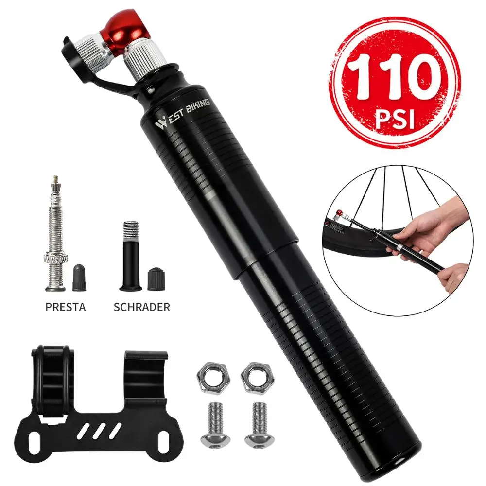 WEST BIKING 110Psi портативный велосипедный насос велосипедные шины патч ремонтные