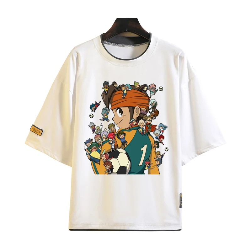 

Футболки Inazuma Eleven GO 2 Chrono Stone, футболки разных стилей с коротким рукавом, косплей-рубашка GO Inazuma Irebun