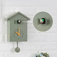 20x25cm cuckoo quartz wall clock modern bird home living room hanging watch horologe clocks timer office home decoration gifts