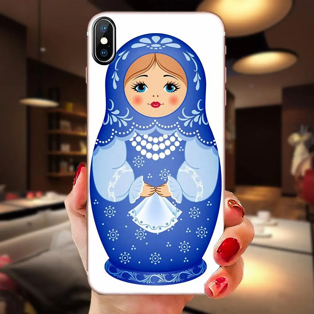 Русские куклы цветок для huawei Honor 4C 5A 5C 5X6 6A 6X7 7A 7C 7X8 8C 8S 9 10 10i 20 20i Lite Pro Чехол телефона