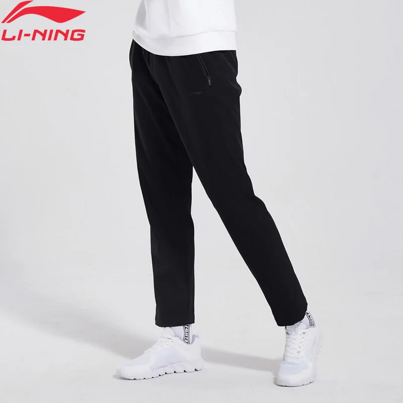 Мужские штаны для бега Li Ning теплые флисовые с подкладкой из 91.1% полиэстера 8.9%