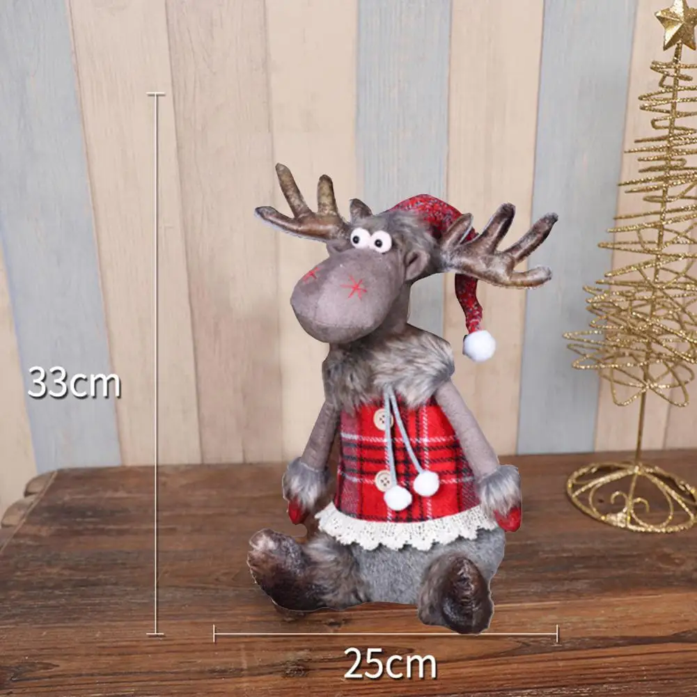 Рождественские куклы рождественские украшения для дома инновационный лось окно