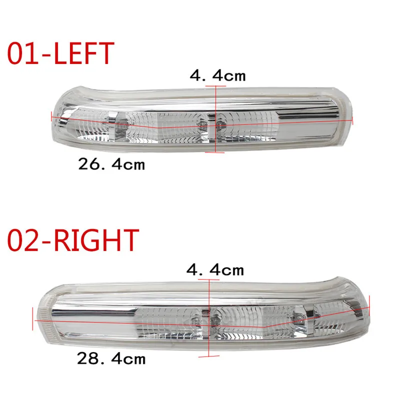 Новый Поворотный Светильник для зеркала заднего вида светодиодная лампа