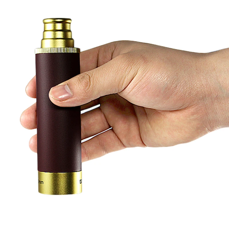 

500m Hunting Spotting Scopes Mini Pocket Telescope Single-Piece Monocular Telescope Portable Foldable Pirate Spyglass Handheld