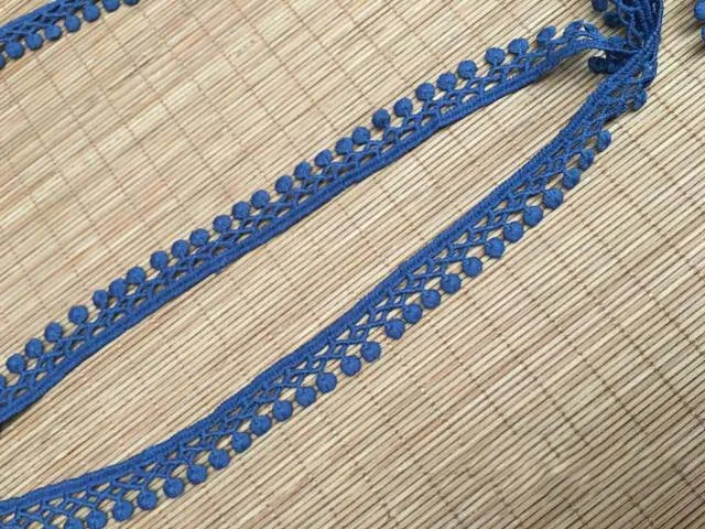 

25Meters Polyester Cotton Lace Ribbon Trims Wedding Dress Tassel Fringe Curtain Sewing Garment Handmade Materials Black Blue