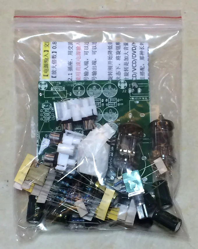 Audiophile 6J1 ламповый предусилитель наушников Мощность усилитель буфера DIY kit на