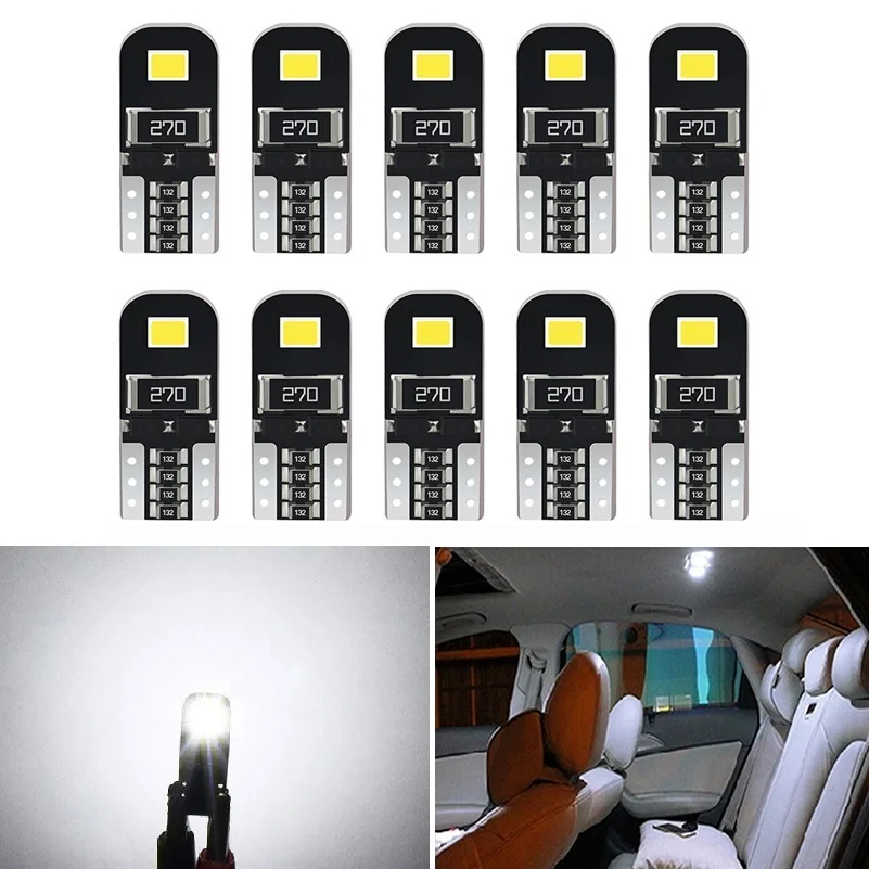 10 шт. W5W T10 Светодиодные лампы Canbus для Infiniti FX35 Q50 G35 QX70 FX G37 Q30 QX56 I30 M35 FX37 QX4 QX60 FX50