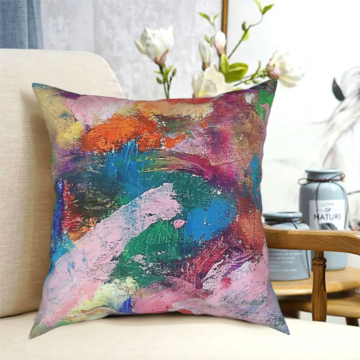 

Modern Simple Abstract Floor Throw Pillow Bed Pillow Travel Pillow Cushion Cover Decorative Pillowcases Case Home Sofa Cushions
