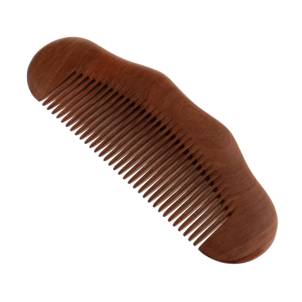

Premium Smooth Hair Comb Peach Wood Anti Static Head Scalp Massage Brush