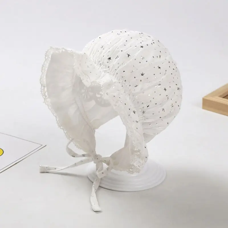 

2021 New Newborn Cute Princess Cap Infant Toddler Baby Bonnet Girls Summer Sun Hat Gifts