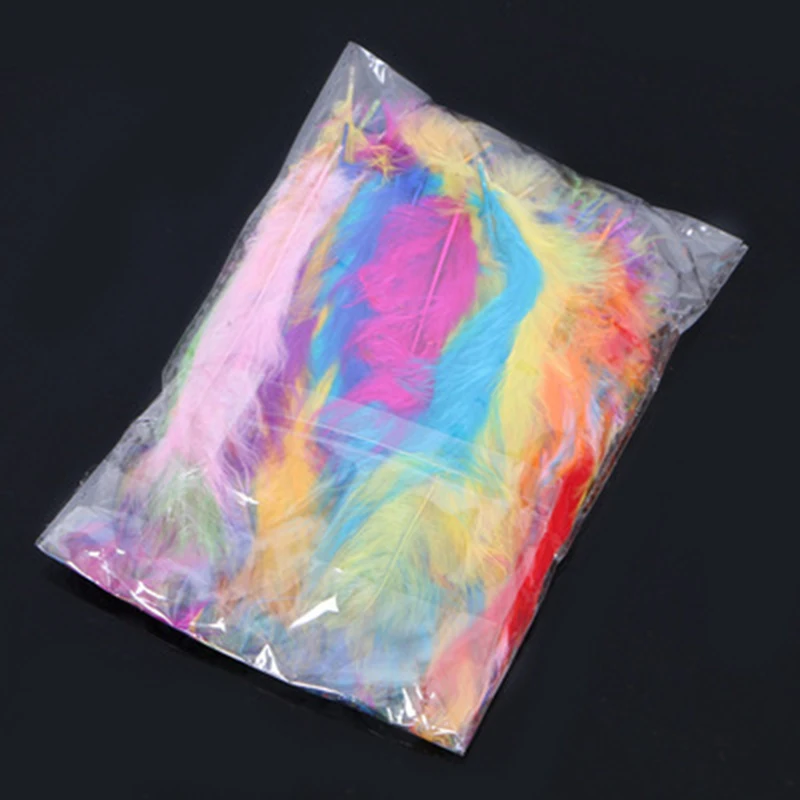 Наполнитель для шаров из прозрачных перьев декоративное перо вечеринки в ночное