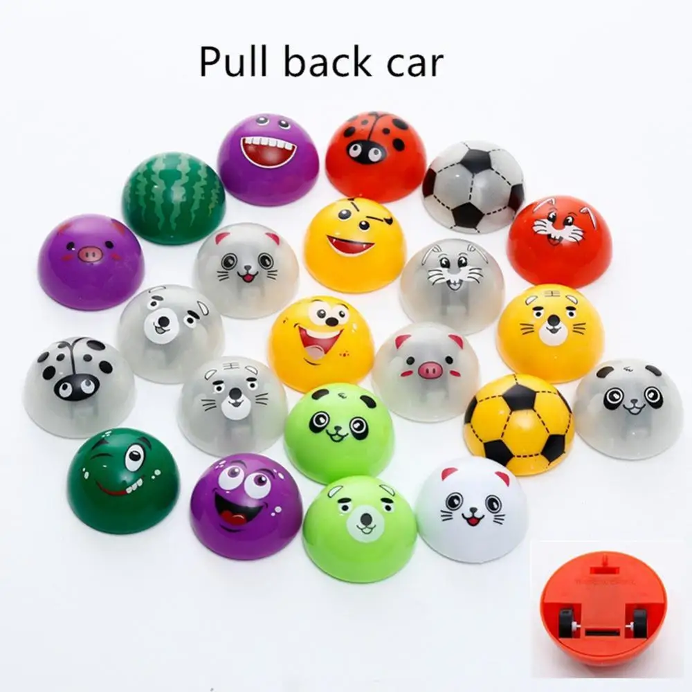 

Baby Toy Pull Back Car Plastic Cute Wheels Mini Car Model Xmas Gift Small Animal Model Car Children Gifts Educational Toys