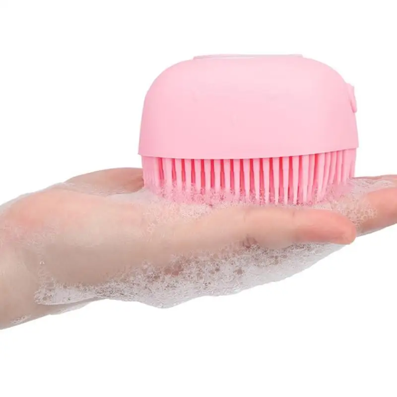 

Blue Silica Gel Bath Brush Flexibility Spa Shampoo Tool Cleaning Bath Supplies Pool Swimming T7J4