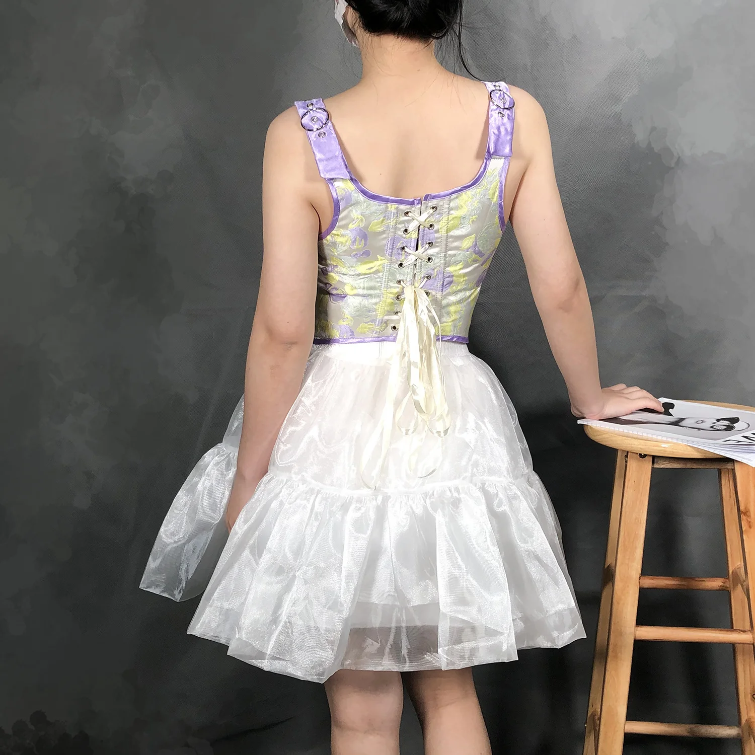 

sexy corsets dresses plus size costume overbust burlesque corset and skirt lingerie set tutu corselet victorian