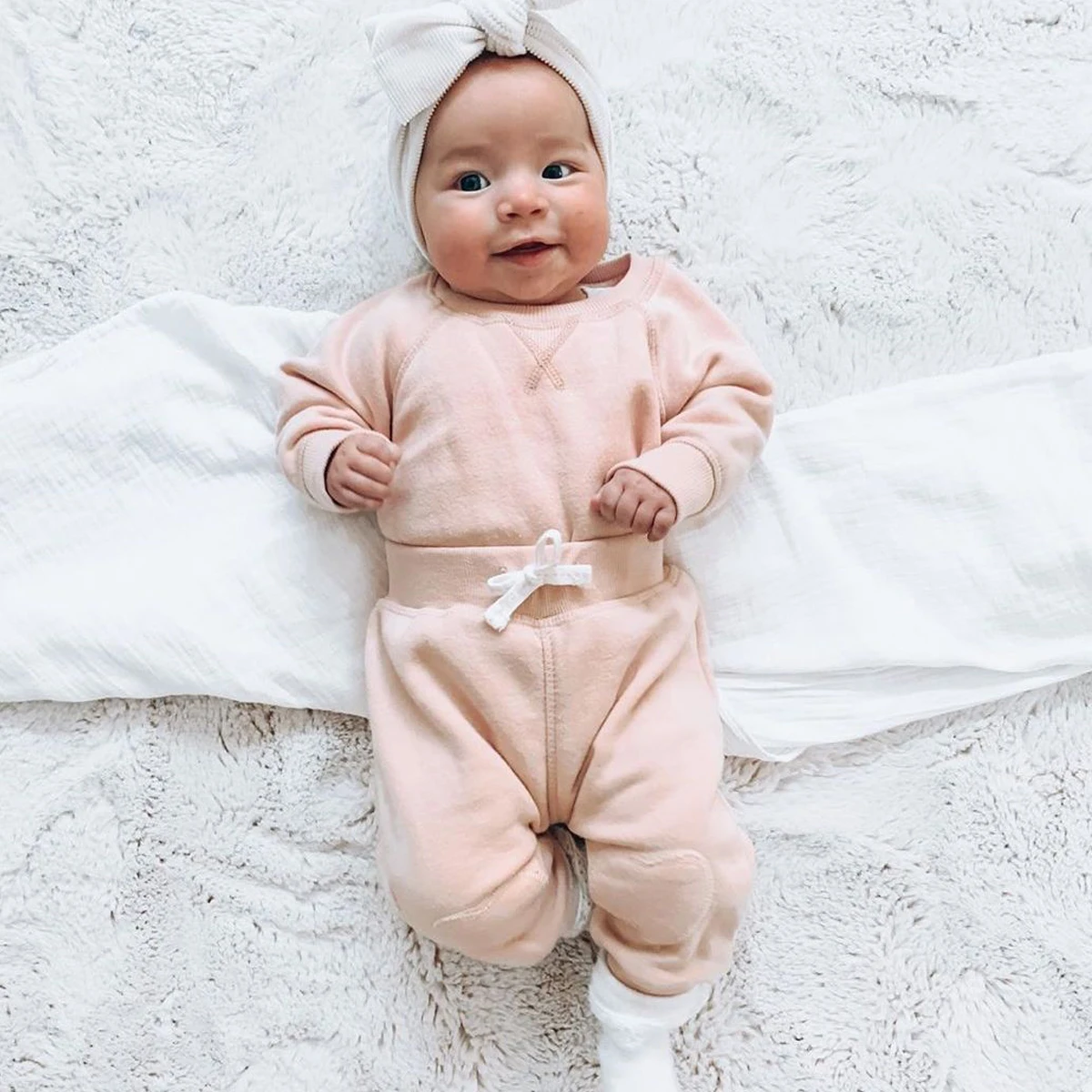 

Baby Sets Autumn Baby Girls 0-24M Clothes Infant Boy Girls Striped Long Sleeve Tops+Pants 2pcs Sportwear Outfits Kids Clothes