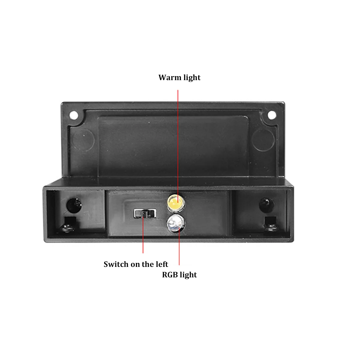 

Solar Sunlight RGB Light Solar Lamp Garden Lights Outdoor Waterproof Gradient Garden LED Decor Stair Fence Lamp for Patio Yard