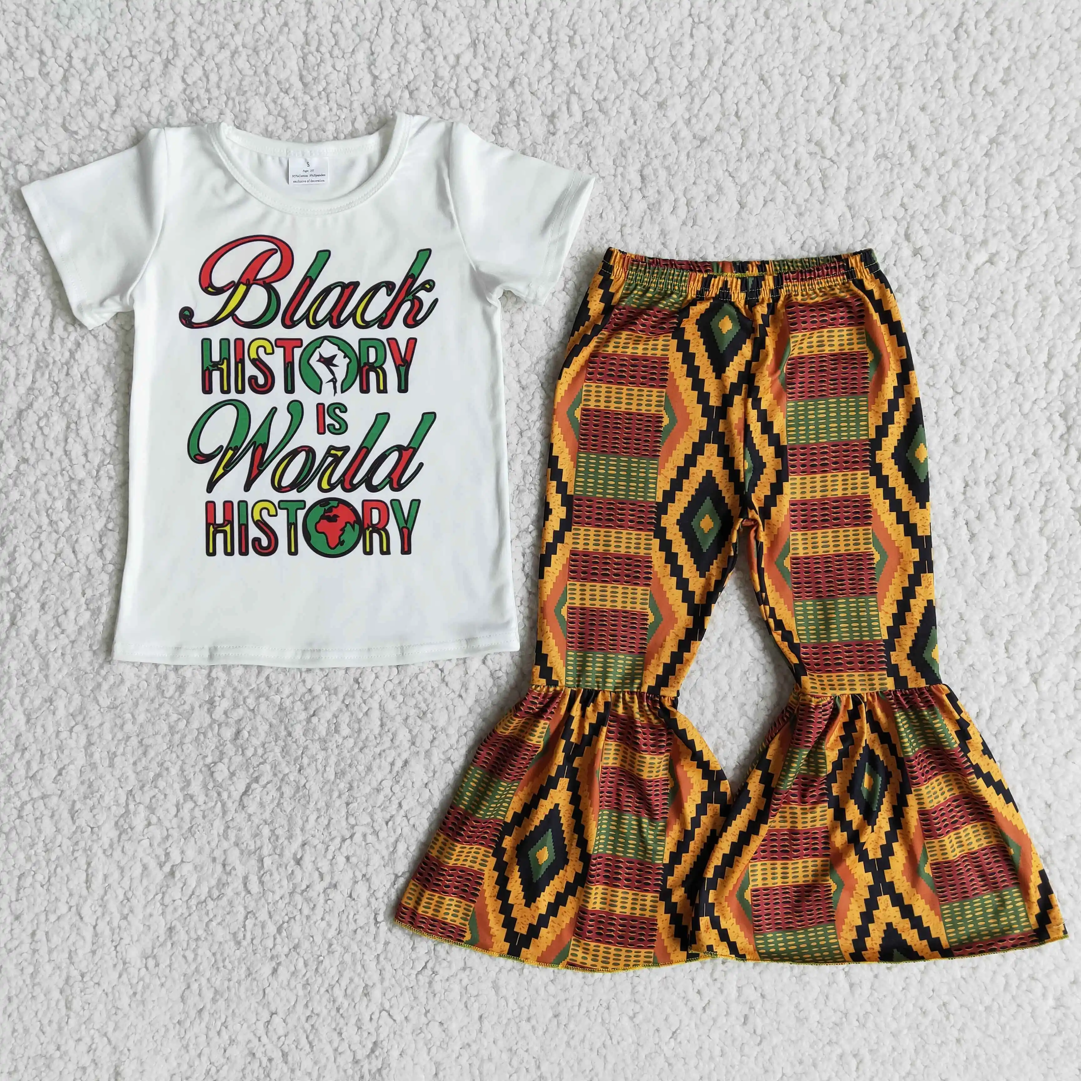 

Black History is World History Baby Girls Outfits