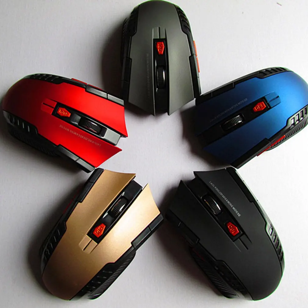 Беспроводная фотоэлектрическая мышь Gamer 2 4 ГГц беспроводная с приемником USB для