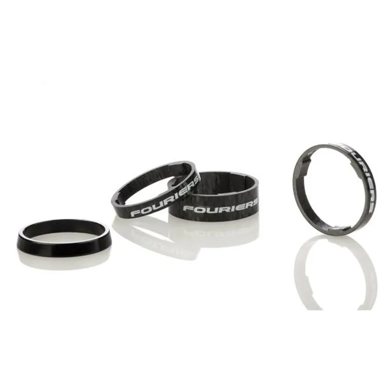FOURIERS Bike Fork Top Cap Spacer Ultra-light weight Carbon Spacers 3/ 5 / 10mm Taper SR-S002 | Bicycle