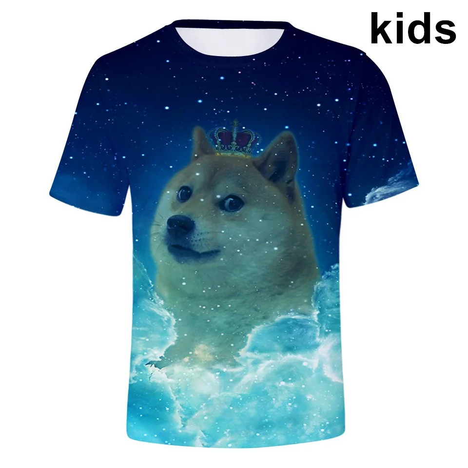 Для детей от 3 до 14 лет детская футболка Косплей Shiba Лисья Секретная служба (Inu 3d
