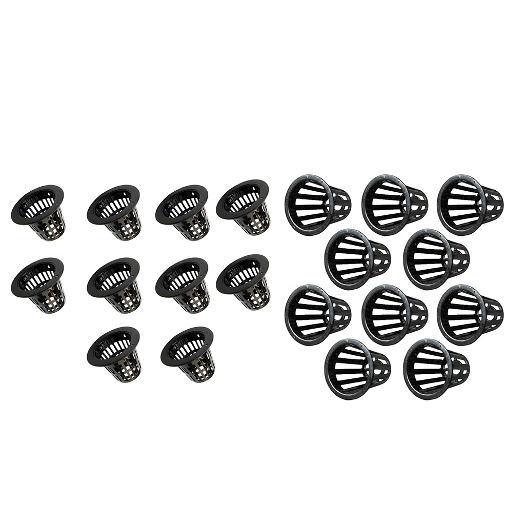 20 шт. щелевая сетка Сверхмощный фильтр для растений ведро корзина гидропоники