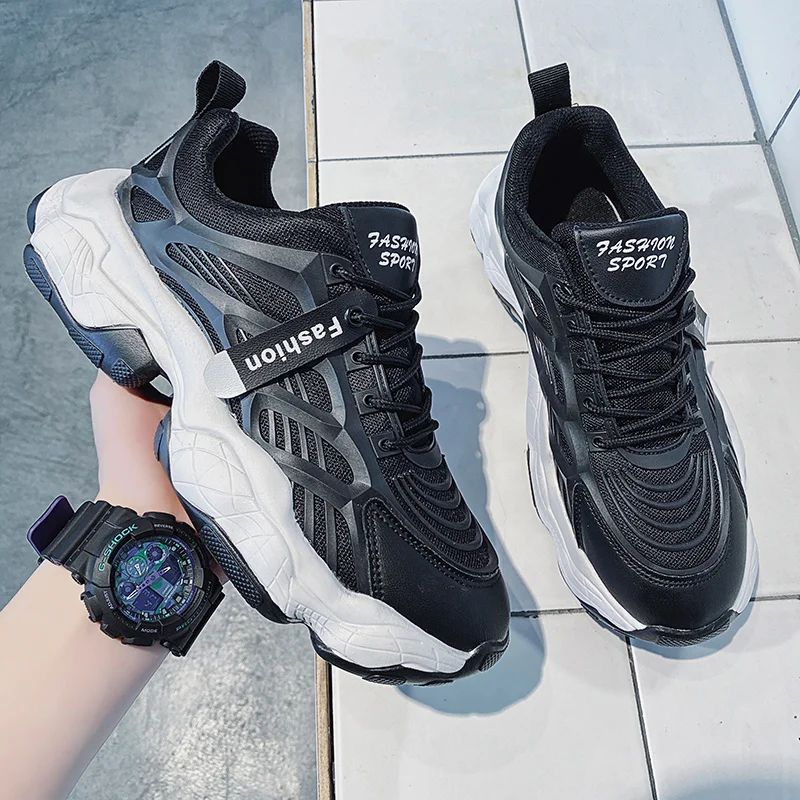 

Krasovki Men 2020 Casual Shoes Fashion Mesh Shoes Basket Homme Men Walking Platform Sneakers Zapatos De Hombre New style HOT