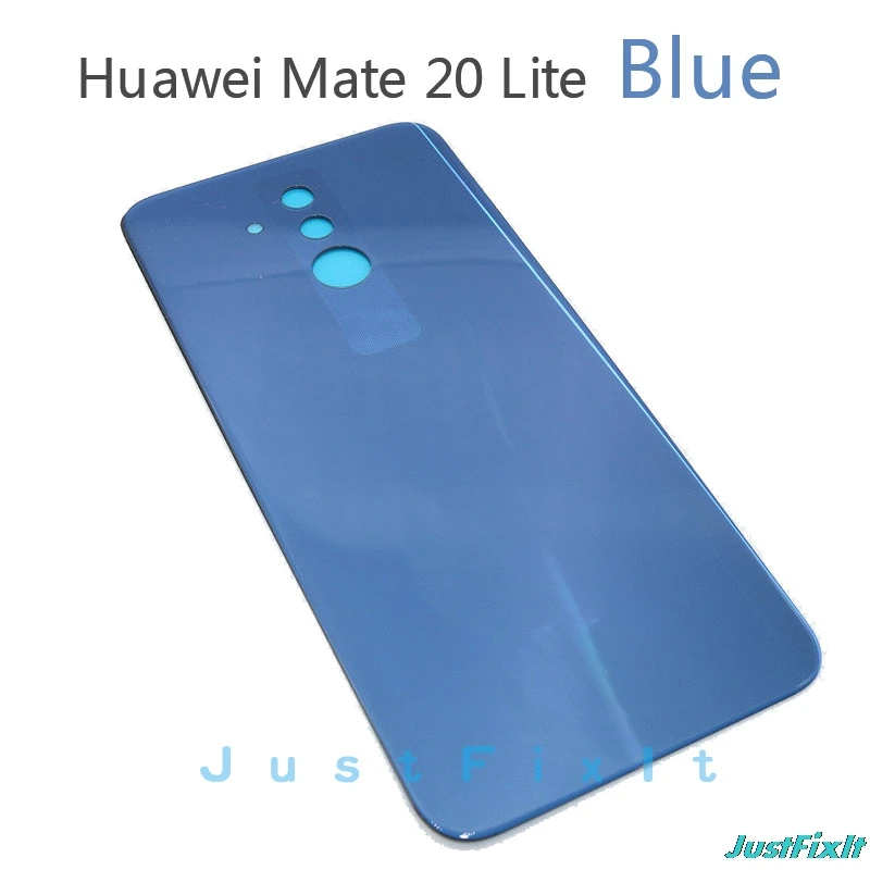 Оригинальный Сменный Чехол для Huawei Mate 20 Lite стеклянная задняя крышка батарейного