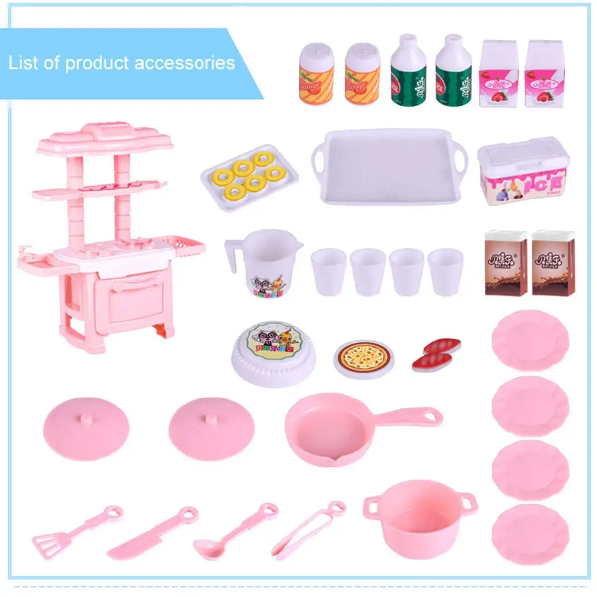 

1 Set Portable Kids Play House Toys Gift Girl Tableware Sets Kitchen Cooking Simulation Model Kitchen Cooker Pretend Play Hot
