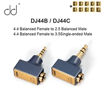 dd ddhifi new dj44b dj44c 4 4 balanced female to 2 5 balanced3 5 single ended male audio adapter for fiio astellkern earphones