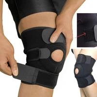 1 pcs black knee sleeve keep warm adjusstable black knee compression sleeve support for football knee pads