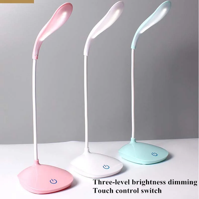 Регулируемый светодиодный светильник для чтения USB фонасветильник с сенсорным