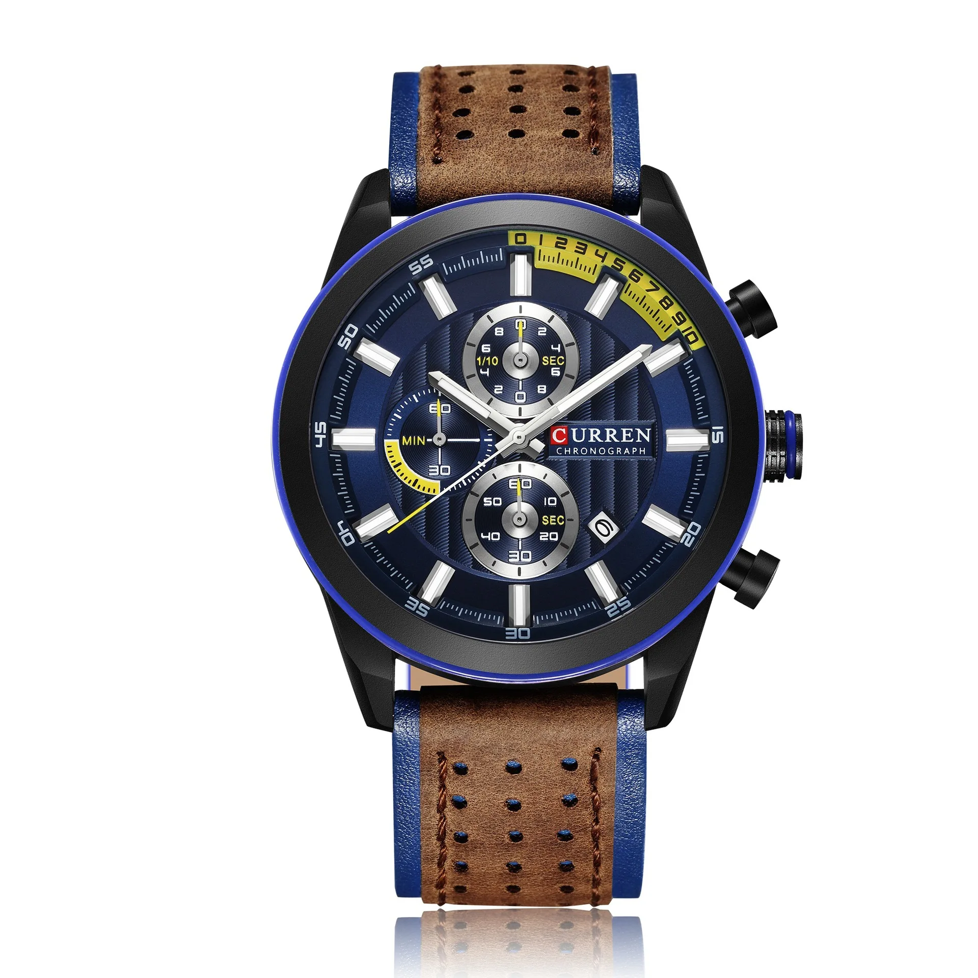 

8292 men's watch belt quartz watch waterproof business men's watch calendar watch
