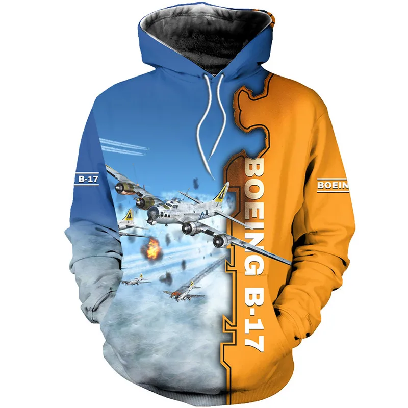 

Боинг B17 воздушный бомбер 3D полный принт на молнии рубашка Повседневная рубашка модная уличная хип-хоп толстовка Свитшот
