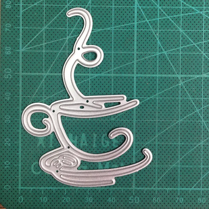 

Coffee Cup Metal Cutting Dies Stencils for Diy Scrapbooking dies Decorative Card Making Embossing Die Cut Craft Dies New 2020