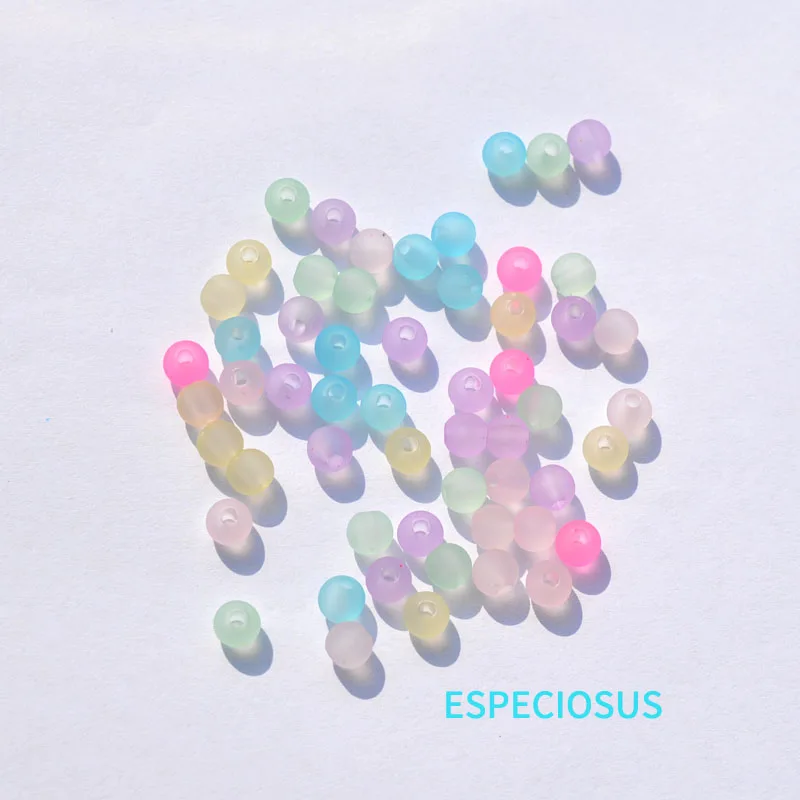 Аксессуары для ювелирных изделий сделай сам прозрачные матовые акриловые бусины