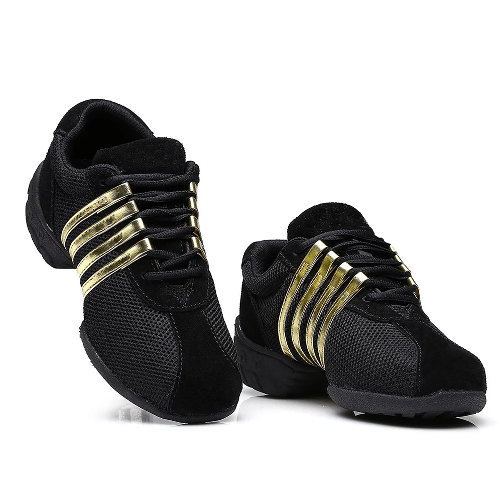 HROYL Dance Shoes Sneakers for Women Ballroom Children Girl Latin Sneakers Jazz Dance Shoes