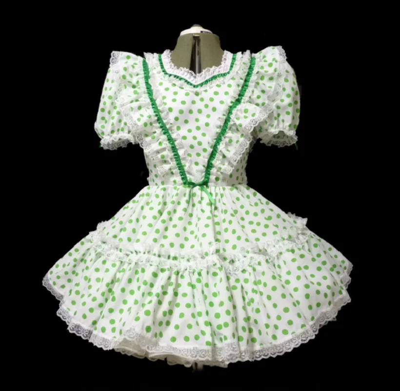 

Hot maid selling sissy silk dress Cosplay custom