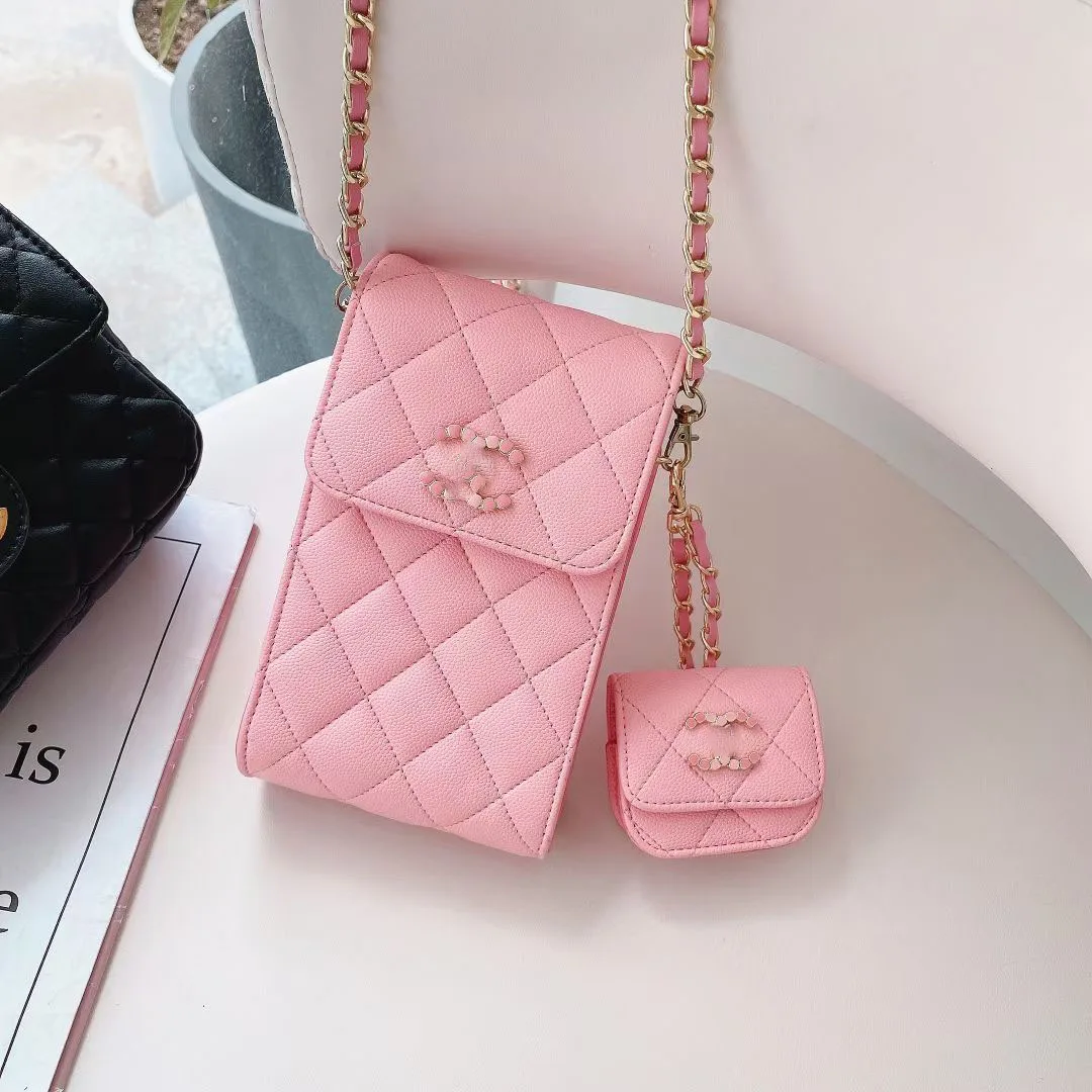 

Simple and fashionable mother and child bag mobile phone bag earphone bag messenger bag shoulder bag bluetooth headset apple