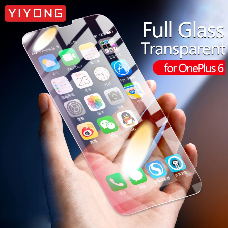 YIYONG 2.9D HD Стекло для мобильного телефона Oneplus 6 T 7 5 3T закаленное Экран протектор