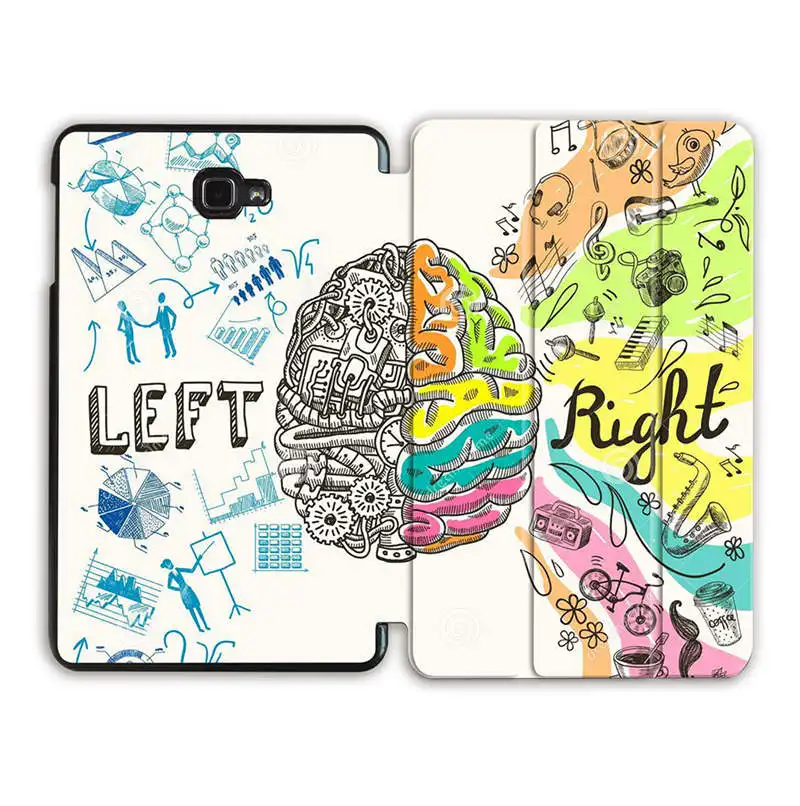 MTT мультяшный чехол с граффити для samsung Galaxy Tab A A6, 10,1 дюймов, SM-T580, T585, тонкий откидной Чехол из искусственной кожи с подставкой, чехол для планшета - Цвет: SS21